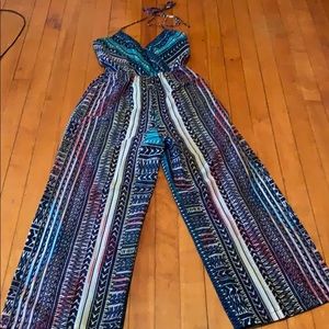Long pant romper